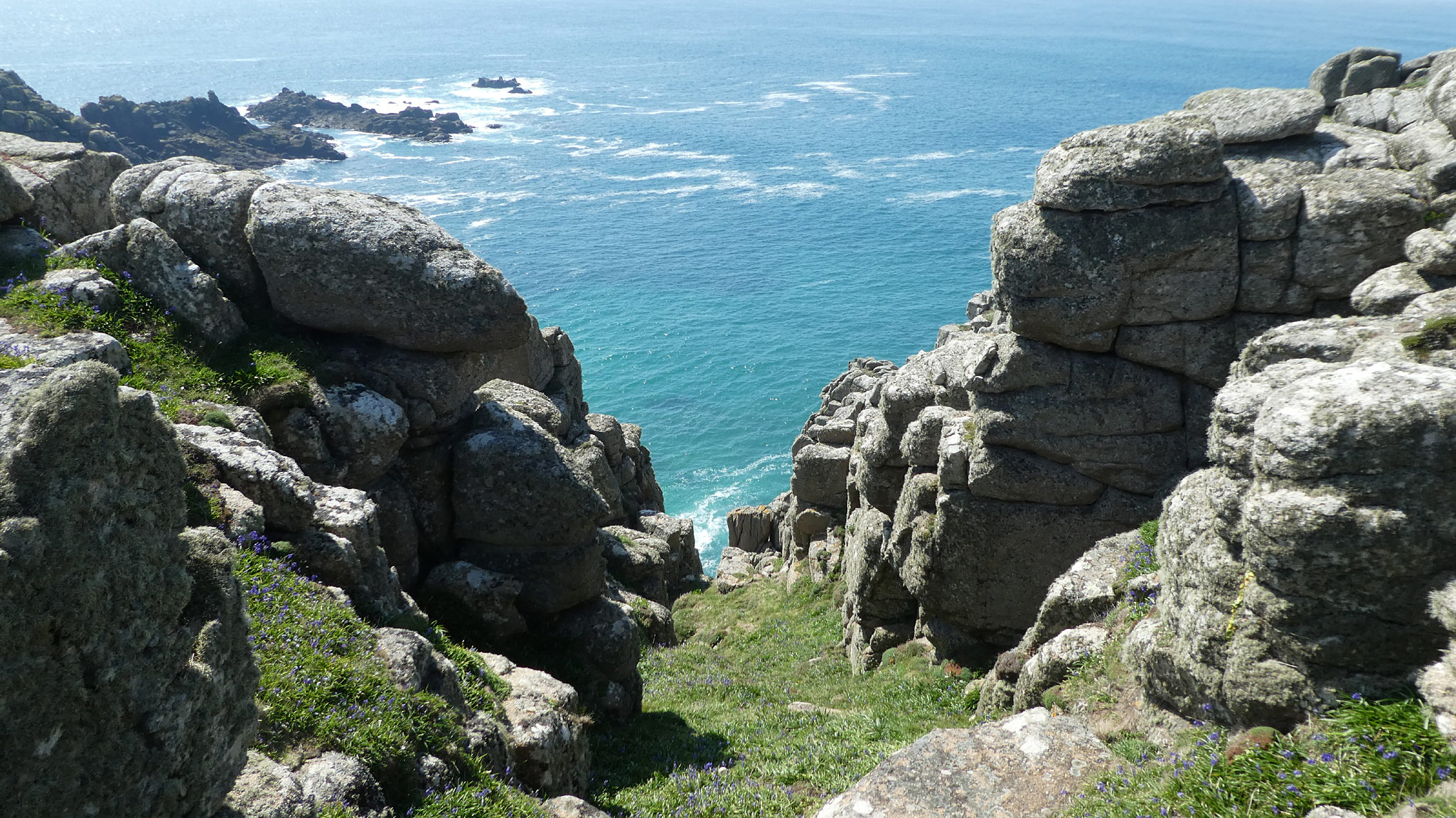 The Minack Theatre, Cornwal rocks, Porthcurno